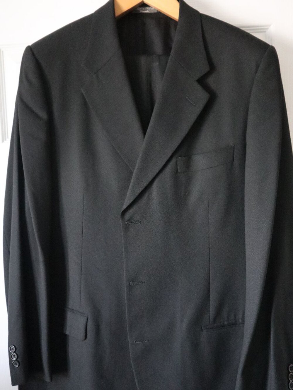 Black 3 BTN Suit 46L